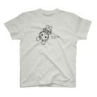 Tetra Styleの宇宙かわいいうさぎ（線） Regular Fit T-Shirt