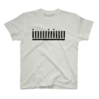 intuition_brandのintuition（黒ロゴ） Regular Fit T-Shirt