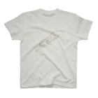 REGIONの伸びるみーちゃんのかたち Regular Fit T-Shirt