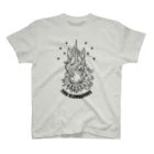 7IRO GLAMOUROUSのノエル・デストロイ・クラッシャー線画Tシャツ淡色 スタンダードTシャツ