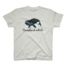 Atelier Pomme verte のHumpback whale22 スタンダードTシャツ