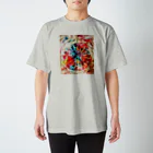 ルカルカのマーブル Regular Fit T-Shirt