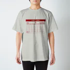 moimoi365／誕生日カレンダーアイテム専門店の1962年9月生まれ(昭和37年)　生年月カレンダー 還暦祝い Regular Fit T-Shirt