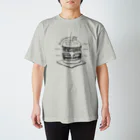 mmmm isoreのモノクロバーガー Regular Fit T-Shirt