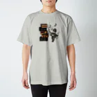 うめぼしととまととごはん。の繋ぐ音と手話と山と大島紬と。 Regular Fit T-Shirt