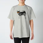 アサヒカネコのグラサン黒柴 Regular Fit T-Shirt