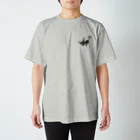 ittekiのポーの黒猫 スタンダードTシャツ