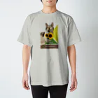 sasa9"のミケちゃん+ひまわり Regular Fit T-Shirt