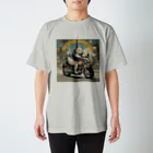 NECOSUIのキャットバイカー Regular Fit T-Shirt