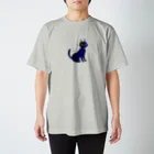 LEMON＊LEMON＊TETRAの瞬く星空の猫 Regular Fit T-Shirt