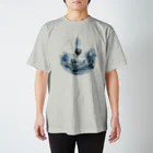 SaunaSplashArt サウナスプラッシュアートの水風呂デザイン２ スタンダードTシャツ