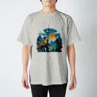 Forêt de Renardsのおはようコーヒー Regular Fit T-Shirt