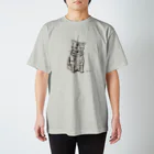 HUMMING BIRD DESIGNの寝ぼすけニコちゃん Regular Fit T-Shirt