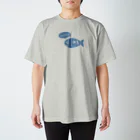 AI作家さむねこの作品集のALL IN FISH スタンダードTシャツ