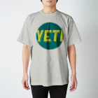 YETIMEETSのYeti meets girl (green) スタンダードTシャツ