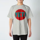 YETIMEETSのYeti meets girl (red) スタンダードTシャツ