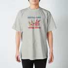 835EMIKOのKET'S ＆ AGO　冗談はあごだけ レッド スタンダードTシャツ