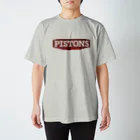 ピストンズオフィシャルグッズストアのピストンズロゴ×モンキー Regular Fit T-Shirt