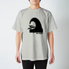 too muchの人間用のBIG WAVE　黒 スタンダードTシャツ