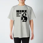 too muchの人間用のHIKE黒 Regular Fit T-Shirt