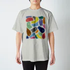 wakame.monsterのカラフルおばけ Regular Fit T-Shirt