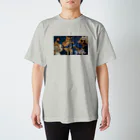 にゃがりとのきなり、すけろく 宇宙を感じる Regular Fit T-Shirt