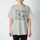 HOUSOの鳥獣戯画現代版　アウトドア スタンダードTシャツ