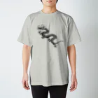 ツバメ堂の昇り龍（黒） Regular Fit T-Shirt