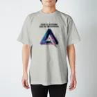 UNIREBORN WORKS ORIGINAL DESGIN SHOPのVEDI IL FUTURO CHE SI INTERSECA Regular Fit T-Shirt