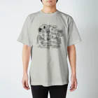 ふじみ屋 fujimi-ya のリズム＆坊主 Regular Fit T-Shirt