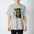 planetNITの読書猫とキュウリ Regular Fit T-Shirt