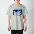 oyasmurのルル(blue) スタンダードTシャツ