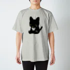 ちゃこぺん（SUZURI店）の猫舌ロッタ スタンダードTシャツ