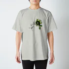 さとやま図案の枯れたひまわり２ Regular Fit T-Shirt