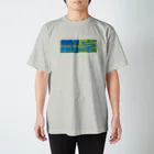 牛のTシャツ屋の釧路川 疎だね～ スタンダードTシャツ