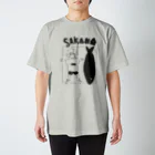 みとう。のさかなTシャツ黒 Regular Fit T-Shirt