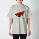 北隣館カフェグリーンのスイカTシャツNo.1 티셔츠
