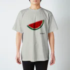 北隣館カフェグリーンのスイカTシャツNo.1 スタンダードTシャツ