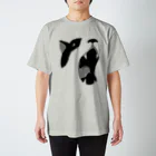 シトウのお店のあくび（黒） Regular Fit T-Shirt