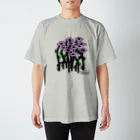 田中美穂植物店の紫の花 スタンダードTシャツ