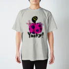 ちょりたん画伯キャラクターズショップのYucky！　かぶりつきシリーズ　毒りんご Regular Fit T-Shirt