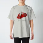 Rabbit and frog crabのカニは赤い スタンダードTシャツ