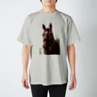 Teatime ティータイムの牧場 乗馬 馬術の馬 Regular Fit T-Shirt