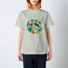 おばけ植物園の葉っぱのおばけたち スタンダードTシャツ