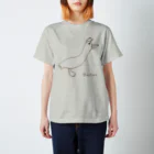 ケロ２カンパニーのとさかかえるちゃん（ｺｹﾞ茶）ロゴ入り Regular Fit T-Shirt