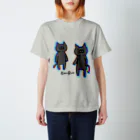 Edna_Rueのちょっとチカチカするえどねこ Regular Fit T-Shirt