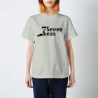 セブンシーズ Online StoreのSeven Seas モチーフロゴ（黒文字） Regular Fit T-Shirt
