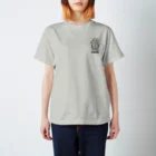 もじゃけい工房のKUSAKUNAI KUSAGAME（モノクロ） Regular Fit T-Shirt