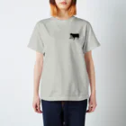 牛絵屋の両面プリントT(薄い色用) Regular Fit T-Shirt