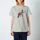 ZAZY official shopのZAZY膝蹴り Regular Fit T-Shirt